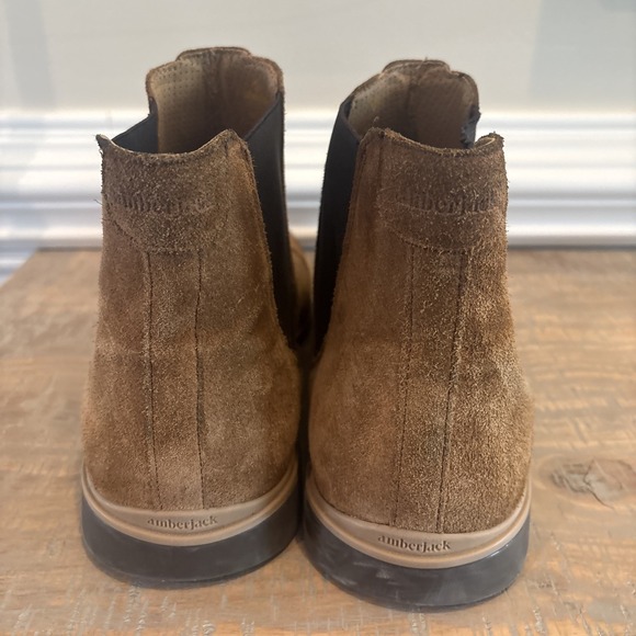 Amberjack Chelsea Boot in Grizzly Brown Suede Mens Size 13M Brown - Picture 7 of 8